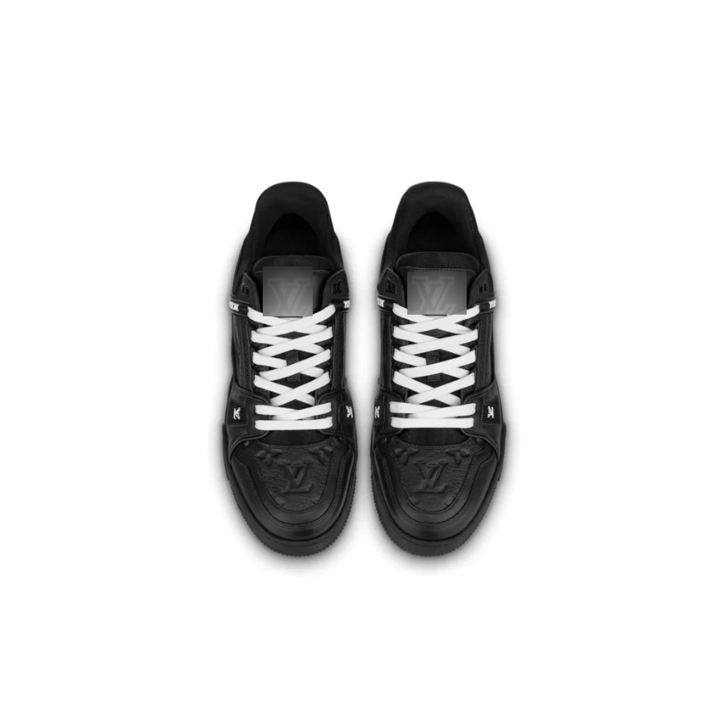 LV L0UIS TRIPLE BLACKK TRAINER SNEAKERR