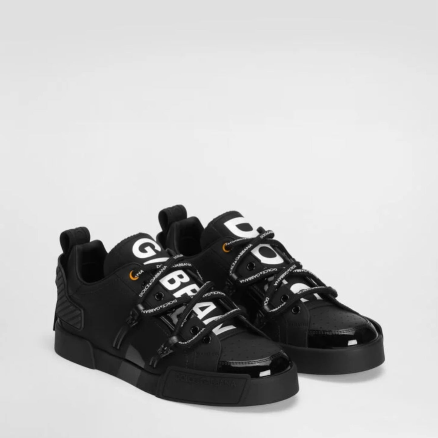 DG black and white sneakers