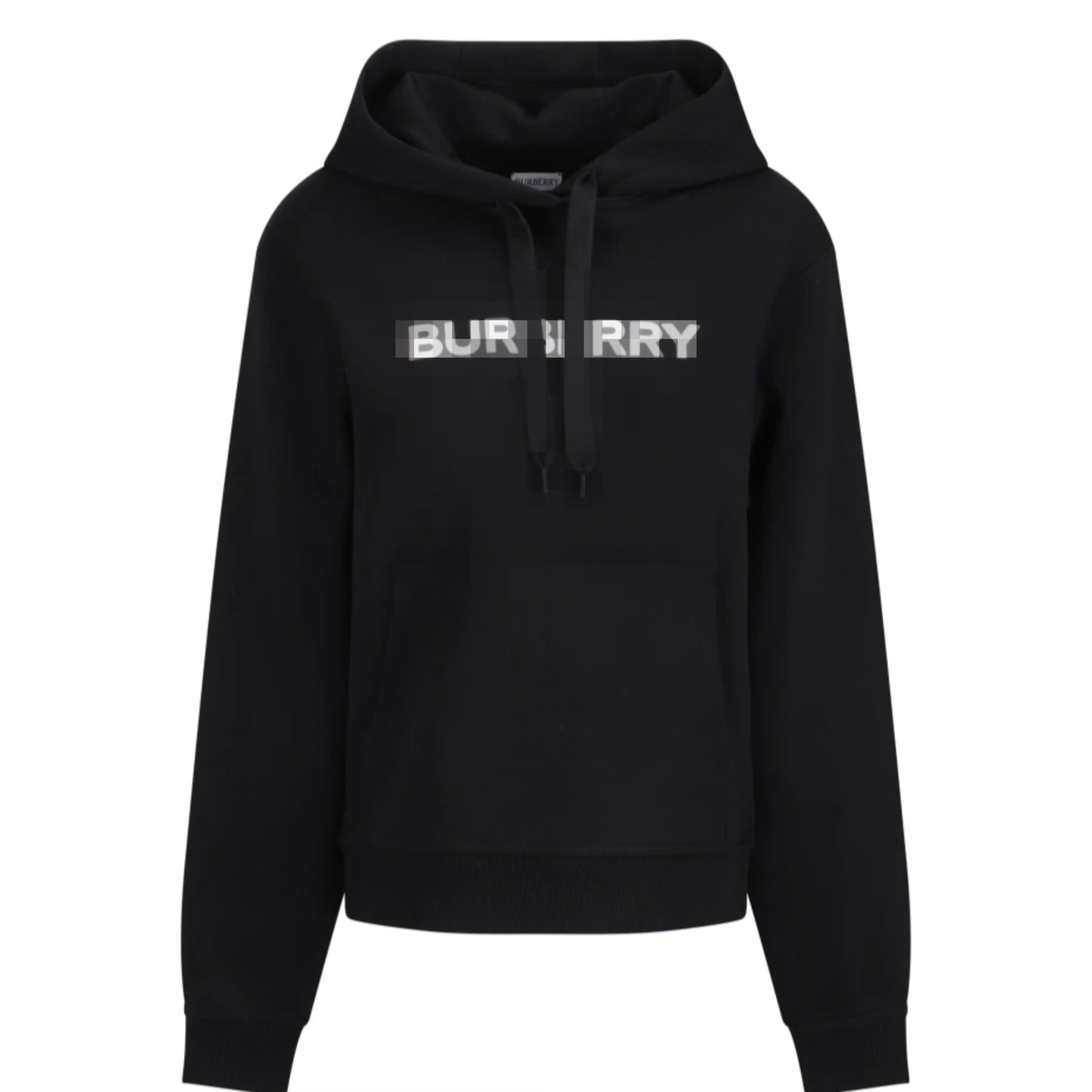 BLUEBERRY BLACK FRONT LOGO HOODIE