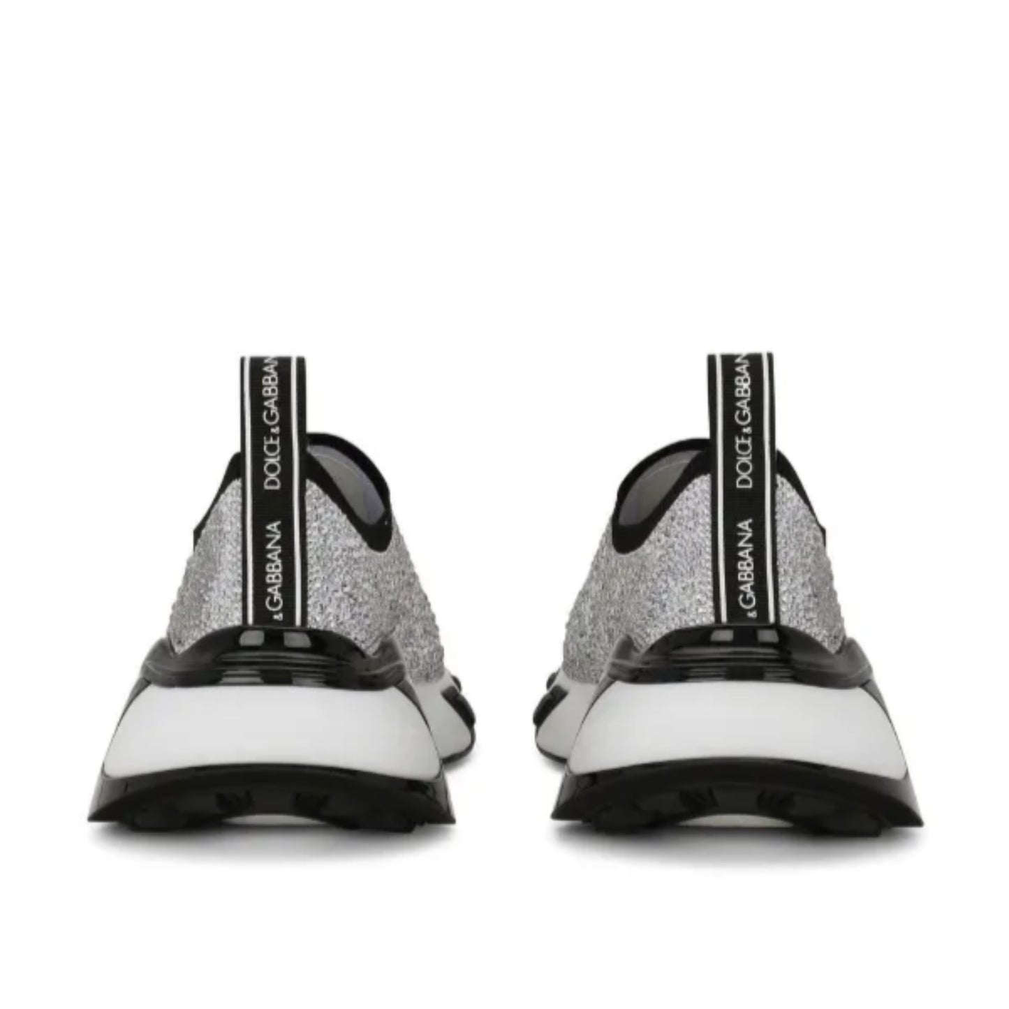 DG SILVER RHINESTONE SLIP ON