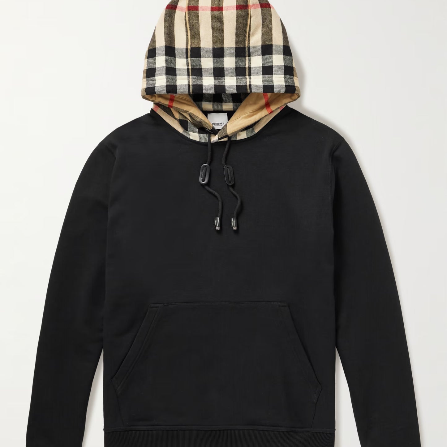 BLUEBERRY CHECK PATTERN HOODIE