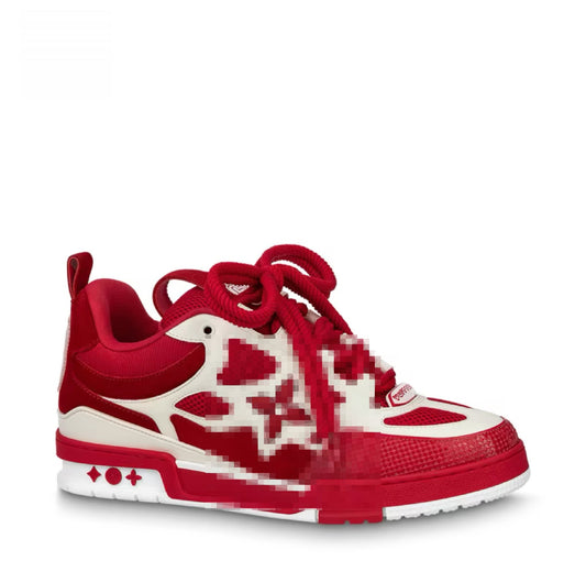 LV L0UIS VUITTON RED & WHITE SKATES