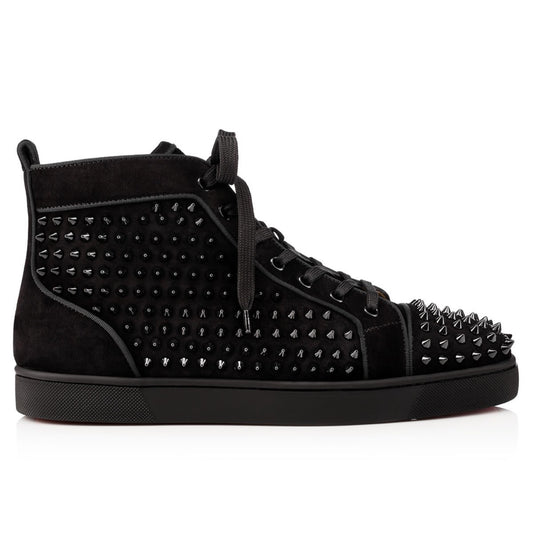 CL RED BOTTOM HIGH TOP SNEAKERS