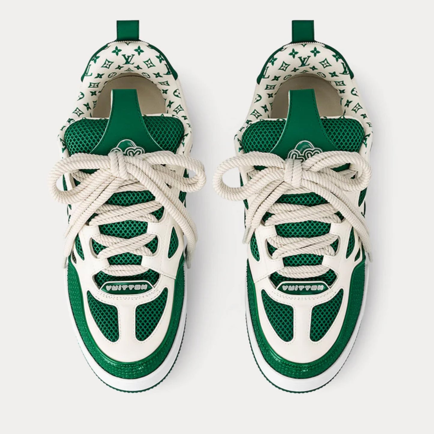GREEN LV SKATE SNEAKERS
