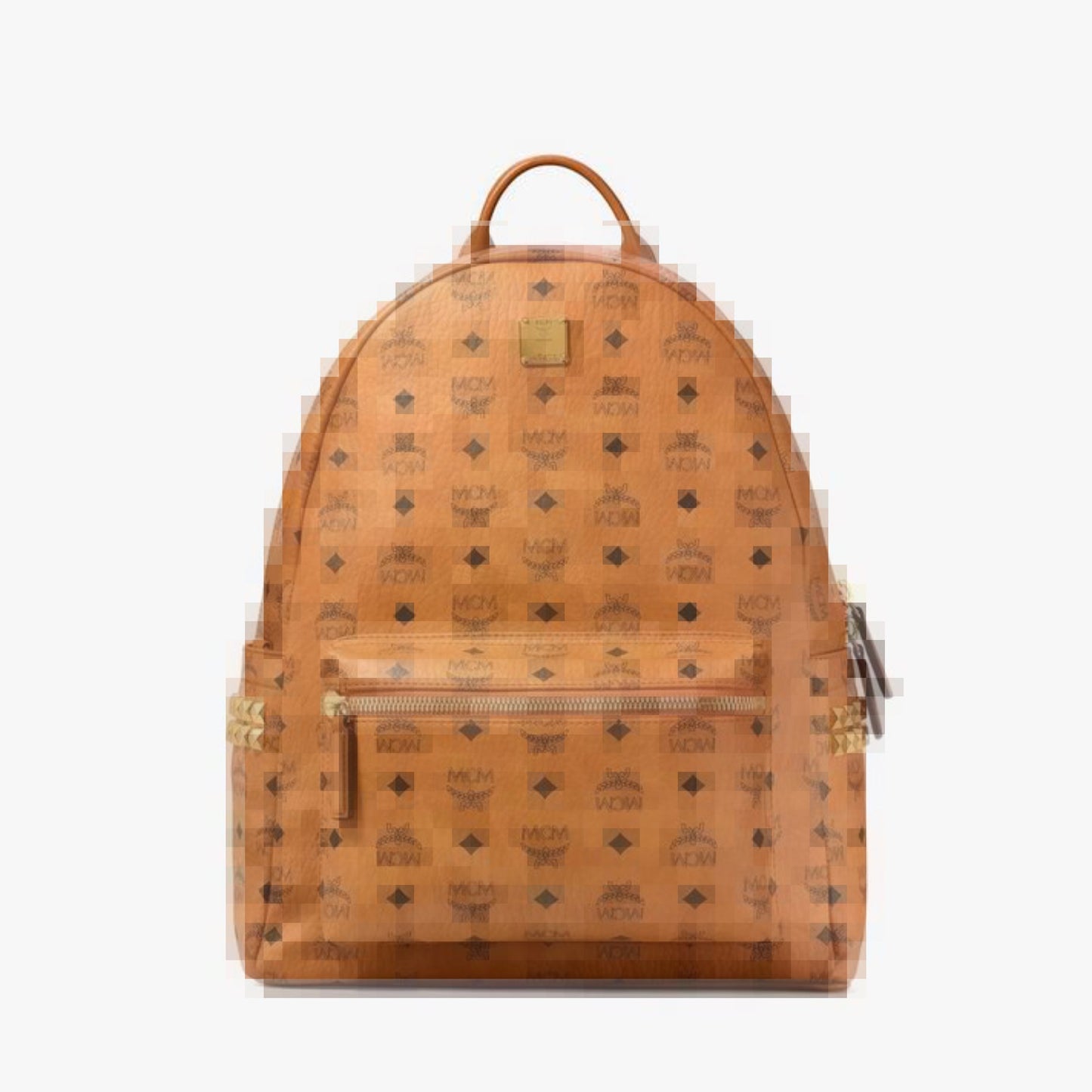 M(M BROWN LEATHER BACKPACK SIZE 40