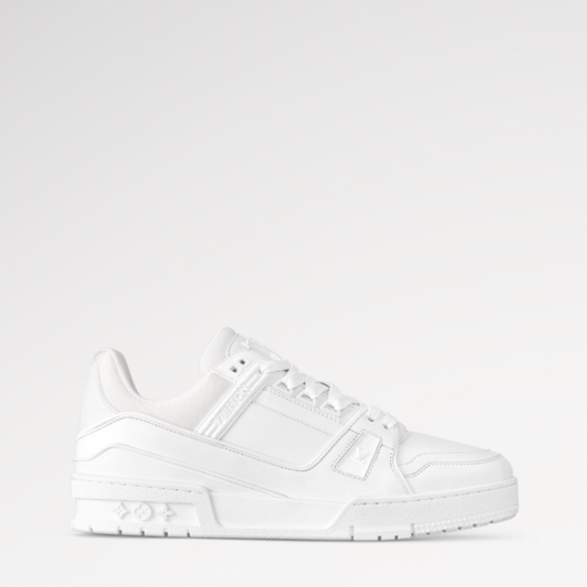 LV L0UIS TRIPLE WHITE TRAINER SNEAKERR