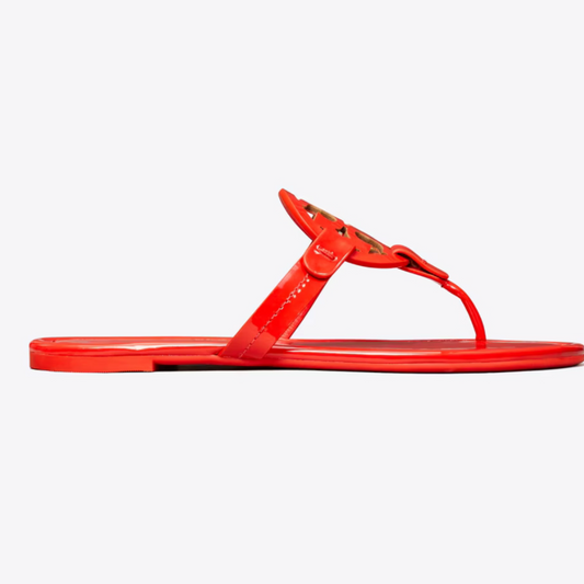 TB RED FLIP FLOPS