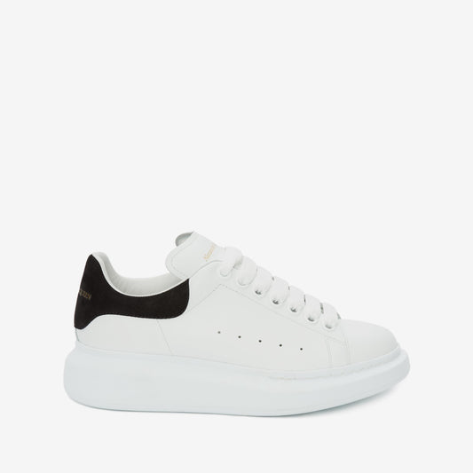 MCCQUEEN BLACK SUEDE OVERSIZED SNEAKERS