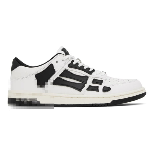MlRl BLACK & WHITE SKELETON SNEAKERS