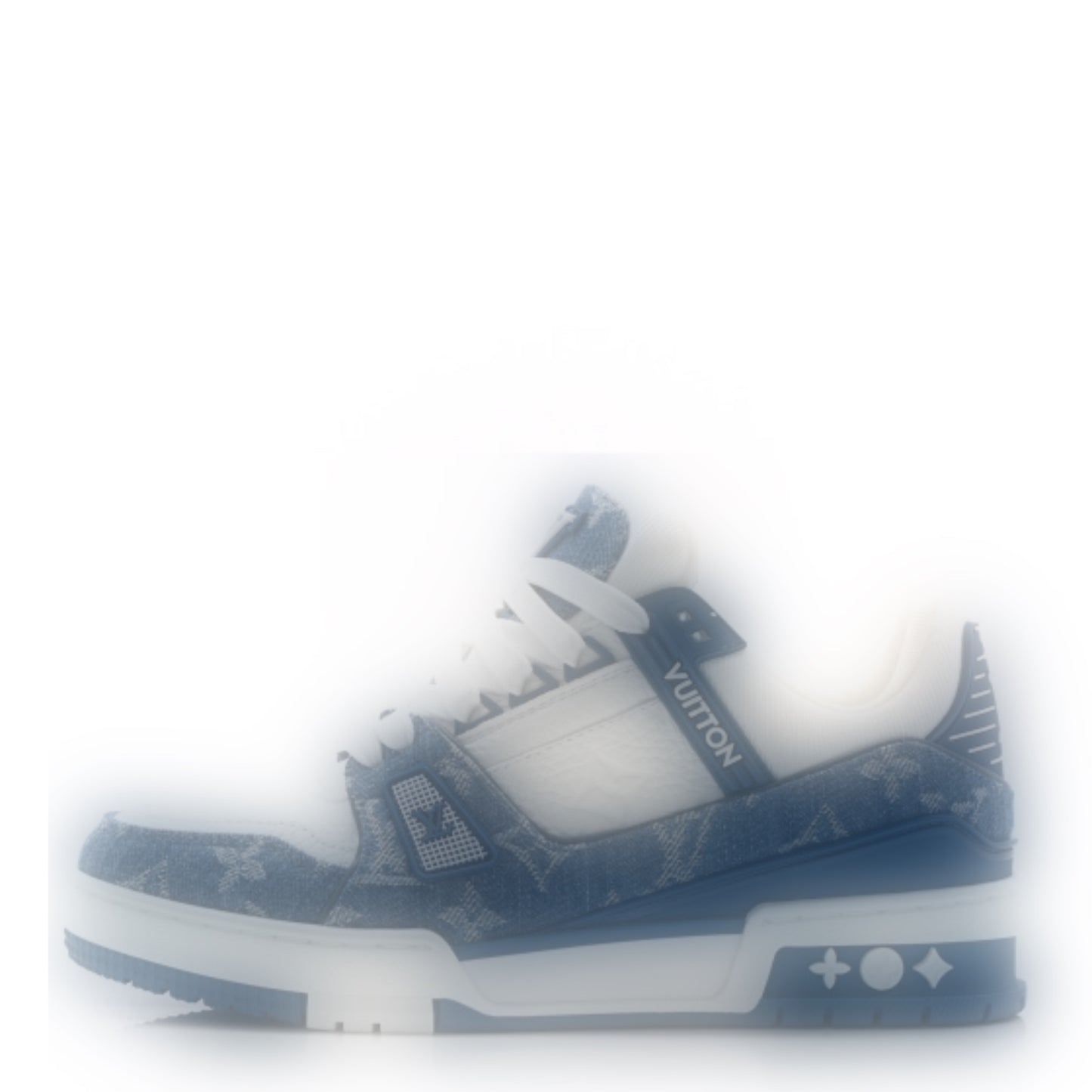 L0UIS VUTTI0N LV TRAINER DENIM SNEAKERSS